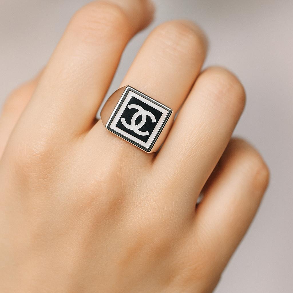 قیمت انگشتر زنانه طرح شنل از جنس ابکاری رادیوم