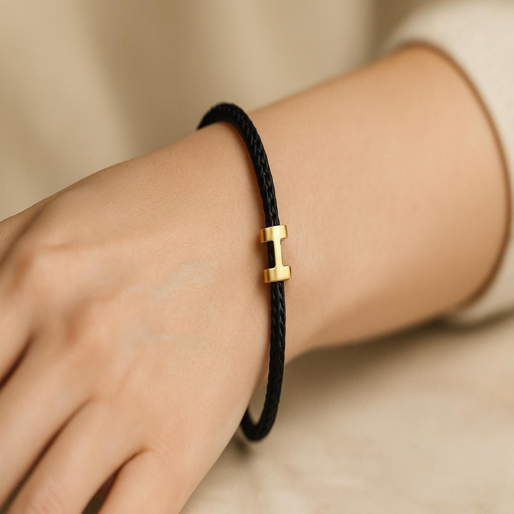 قیمت دستبند زنانه کنفی مدل هرمس از جنس استیل