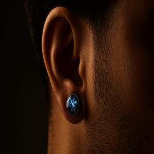 گوشواره مردانه مدل میخی از جنس استیل