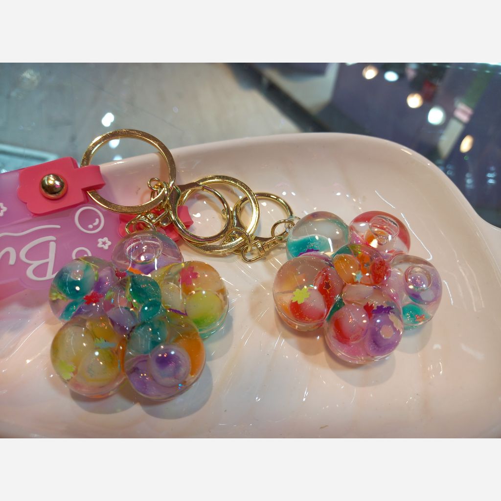 خرید اینترنتی جاکلیدی اکواریومی طرح گل