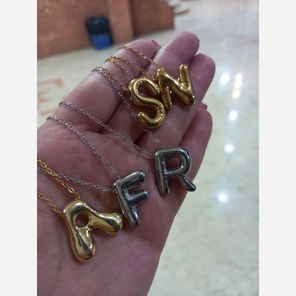 گردنبند حروف ساده 