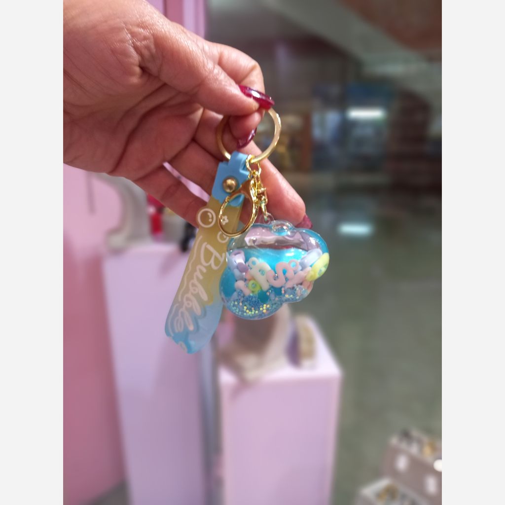 خرید آنلاین جاکلیدی اکواریومی ابر و حروف