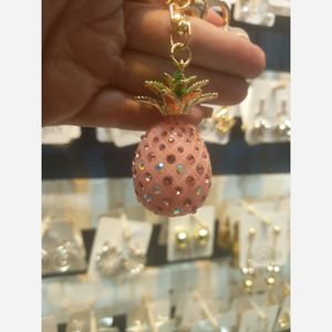 خرید اینترنتی جاکلیدی نگین دار آناناس