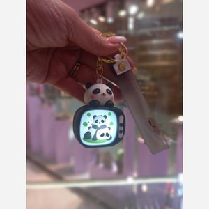 جاکلیدی سیلیکونی پاندای چراغ دار