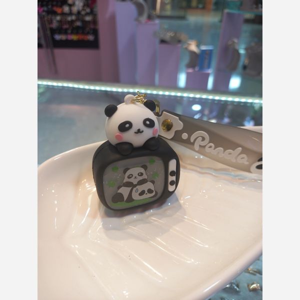 جاکلیدی سیلیکونی پاندای چراغ دار