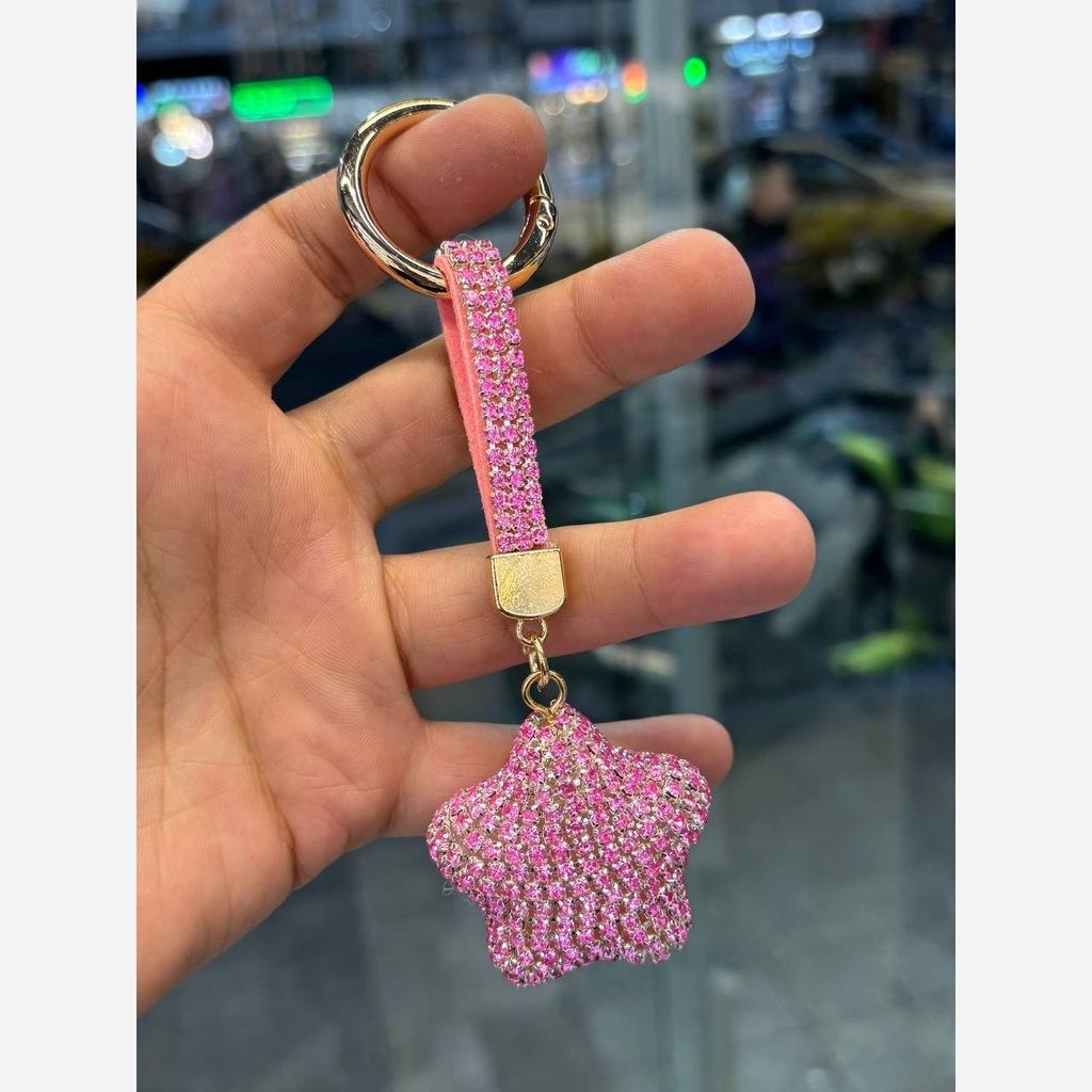 قیمت ارزان جاکلیدی فول نگین ستاره ای 