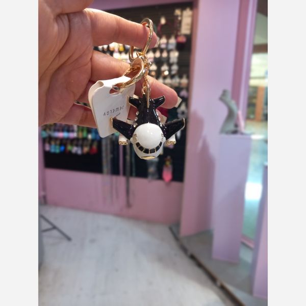 جاکلیدی طرح هواپیما نگین دار 