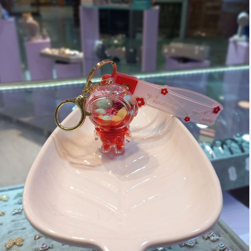 خرید آنلاین جاکلیدی اکواریومی طرح آدم فضایی 