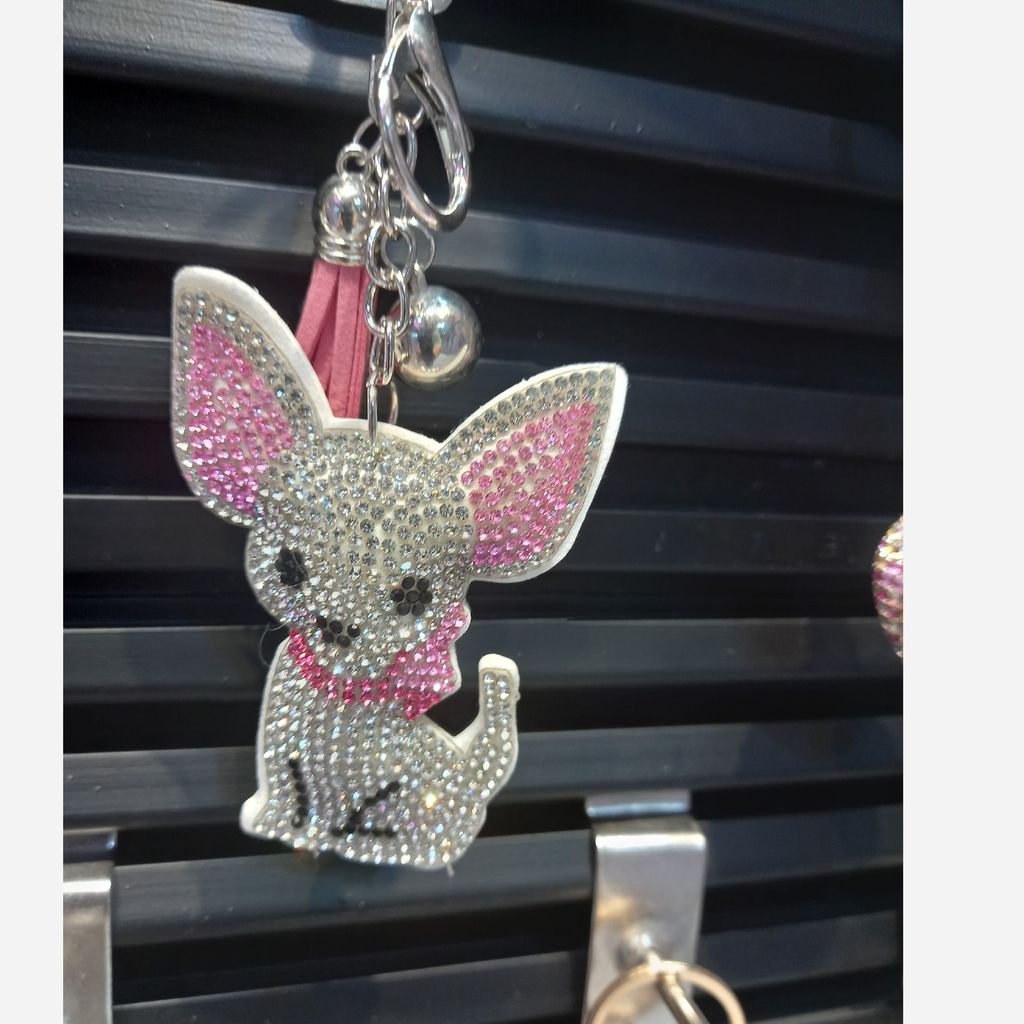 خرید اینترنتی جاکلیدی فول نگین طرح سگ