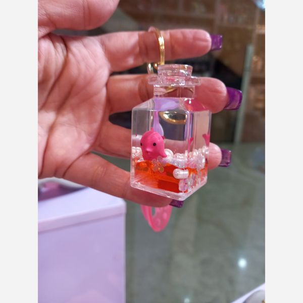 جاکلیدی اکواریومی طرح بطری دلفین