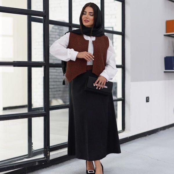 ست سه تیکه  یلدا جلیقه شومیز دامن