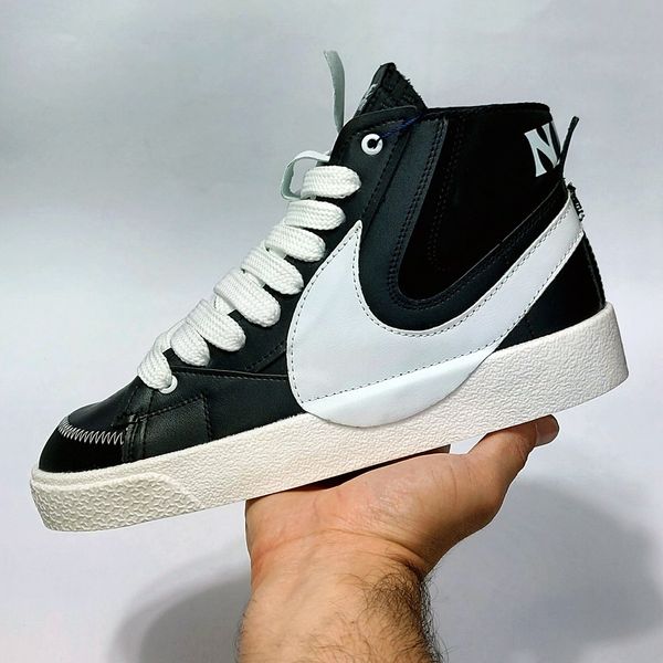 نایک بلیزر جامبو ساقدار مشکی تیک سفید Nike Blazer Jumbo