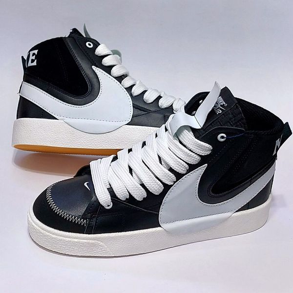 نایک بلیزر جامبو ساقدار مشکی تیک سفید Nike Blazer Jumbo