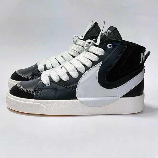 نایک بلیزر جامبو ساقدار مشکی تیک سفید Nike Blazer Jumbo
