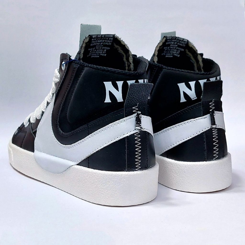 خرید اینترنتی نایک بلیزر جامبو ساقدار مشکی تیک سفید Nike Blazer Jumbo