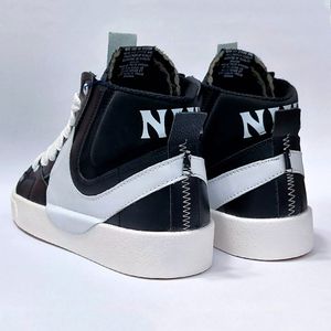 خرید اینترنتی نایک بلیزر جامبو ساقدار مشکی تیک سفید Nike Blazer Jumbo