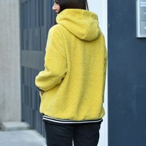 فروش اینترنتی هودی تدی لیزا زرد