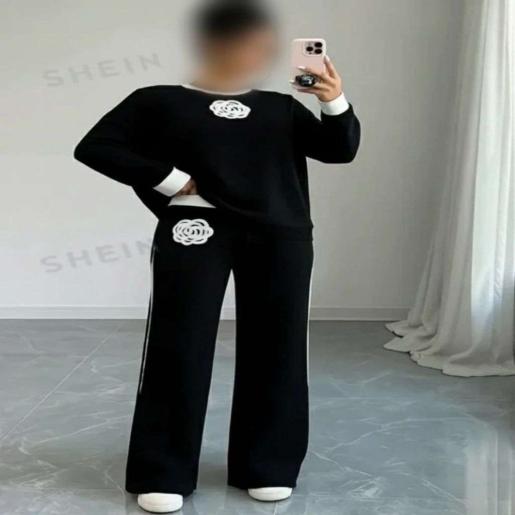 قیمت ست بلوز و شلوار طرح گل کد 50305