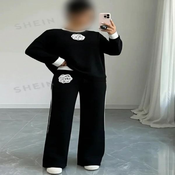 ست بلوز و شلوار طرح گل کد 50305