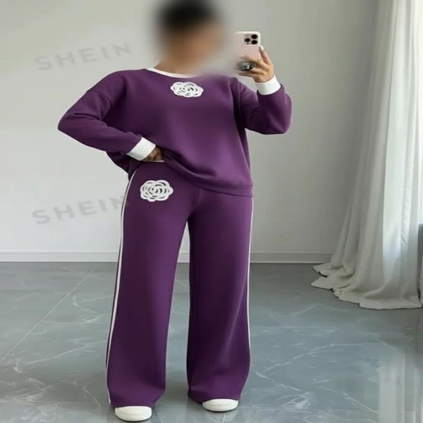 ست بلوز و شلوار طرح گل کد 50305