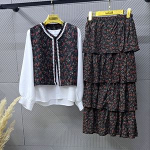 مشخصات ست شومیز جلیقه و دامن مدل دنیز