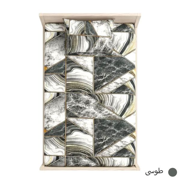 سرویس ملحفه کشدار طرح لاریسا سایز 200*90