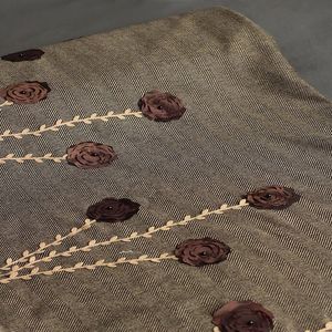 خرید اینترنتی قیمت پارچه فوتر گل برجسته