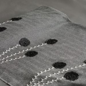 خرید اینترنتی قیمت پارچه فوتر گل برجسته