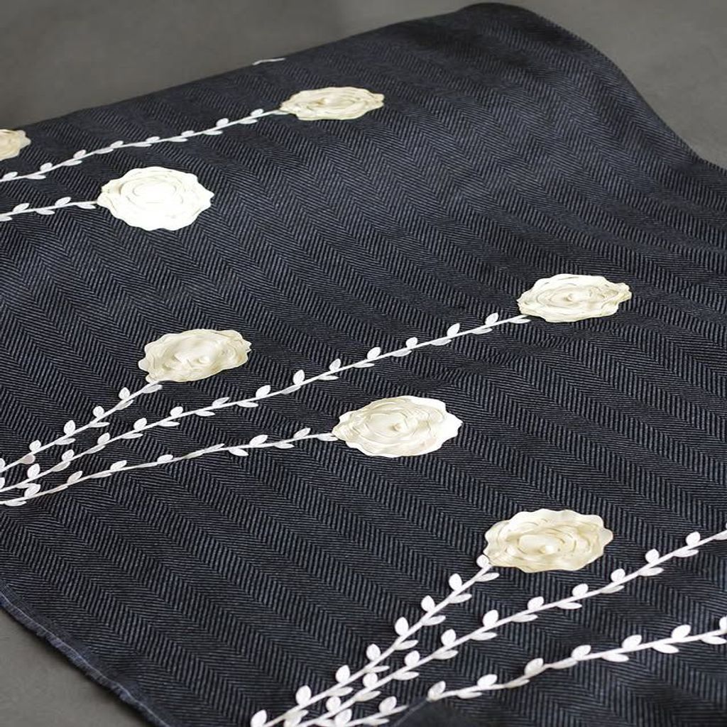 خرید اینترنتی قیمت پارچه فوتر گل برجسته