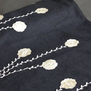 خرید انلاین پارچه فوتر گل برجسته