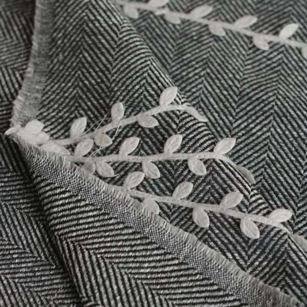 پارچه فوتر گل برجسته