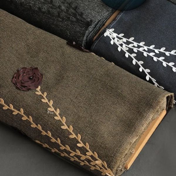 پارچه فوتر گل برجسته