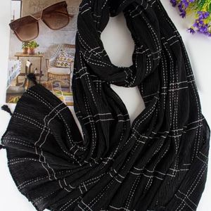 شال زنانه زارا پلیسه مشکی