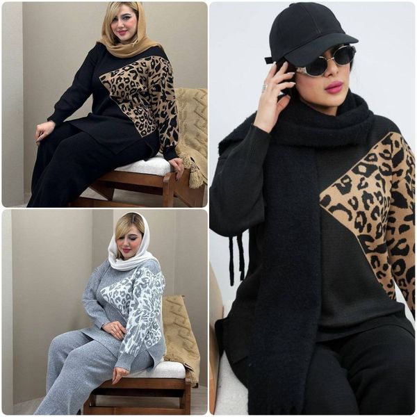 ست بافت مثلث پلنگی