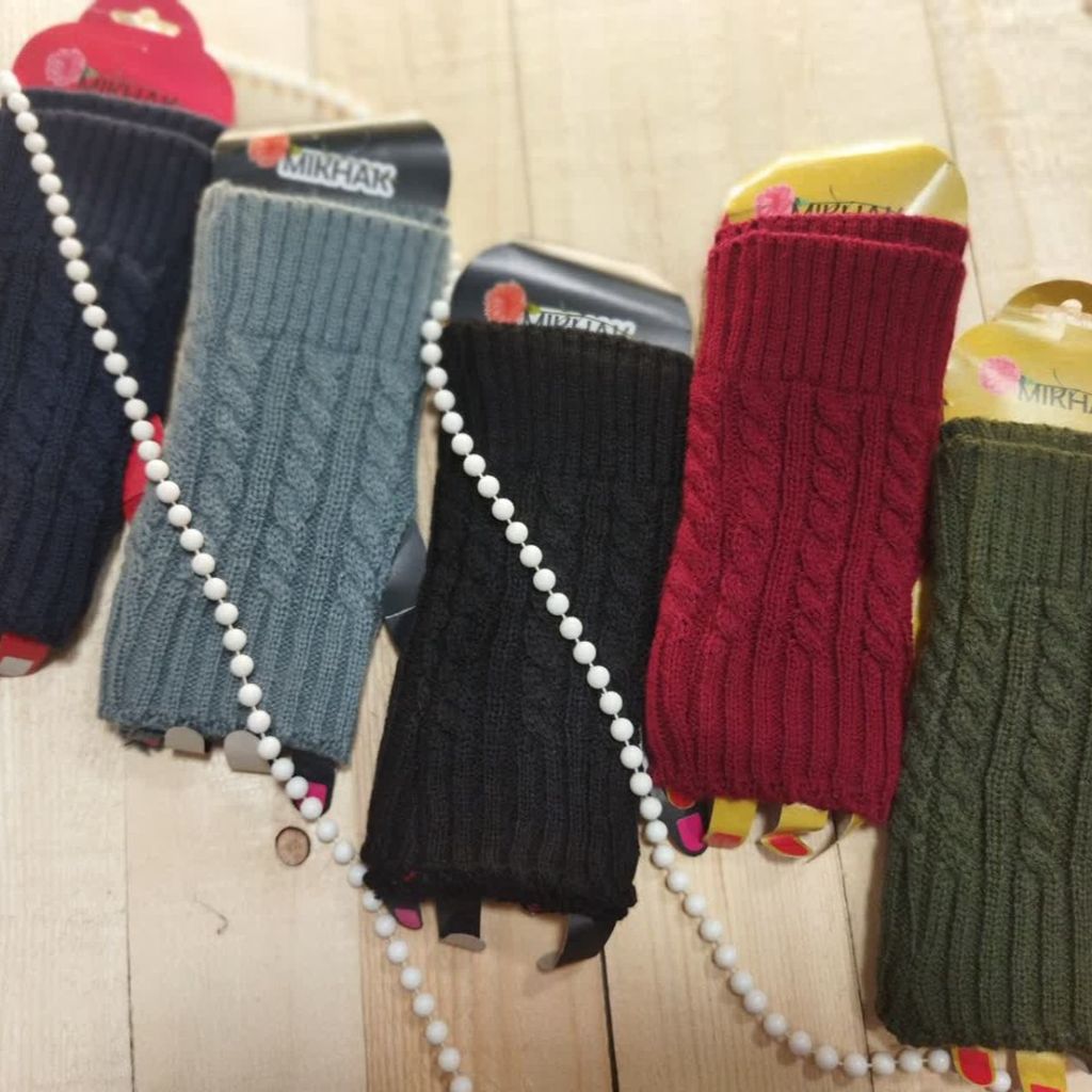 خرید اینترنتی ساق بافتنی زنانه