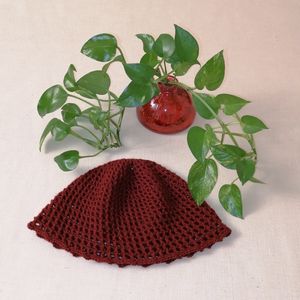 خرید اینترنتی کلاه یا توربان ترند، کلاه لیونی دستبافت 07212