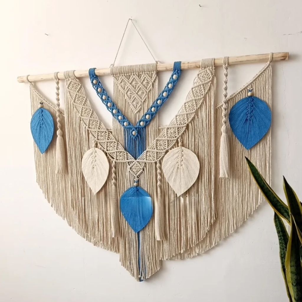 قیمت ارزان دیوار کوب‌ بزرگ مکرومه بافی