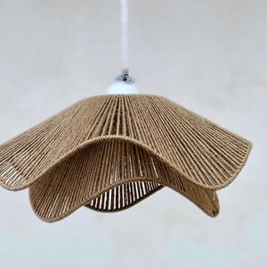 لوستر‌مکرومه بافی مدل کنفی مدل لاله