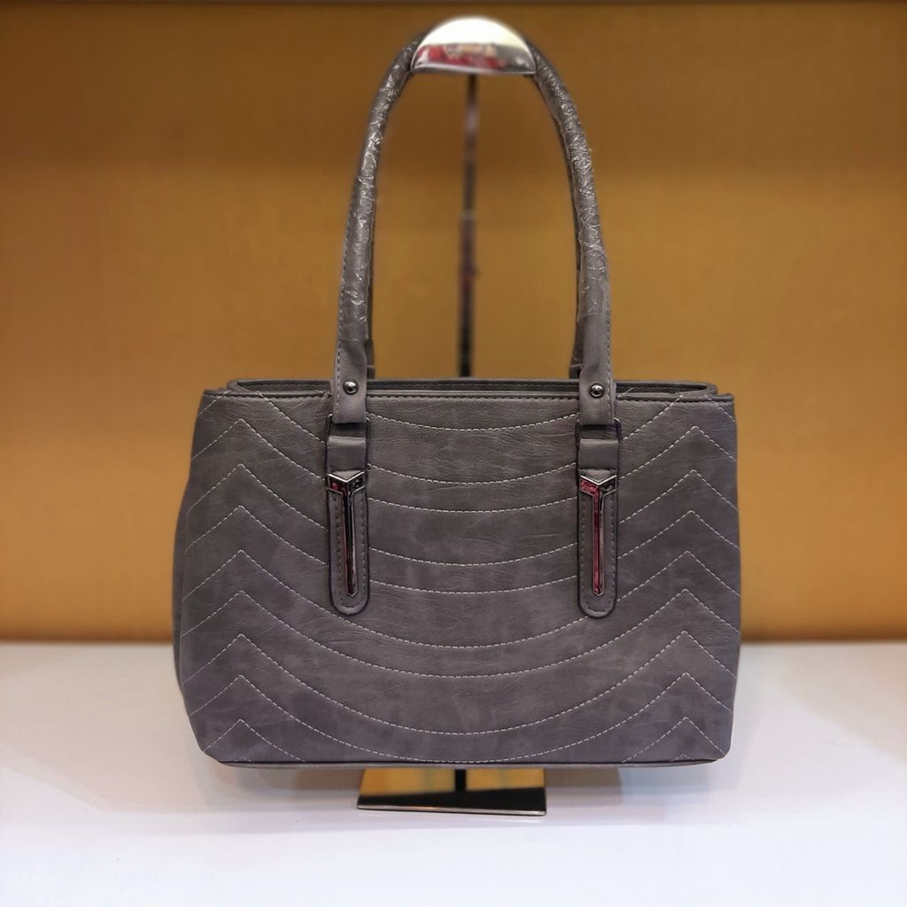 قیمت کیف خاکستری سه زیپ