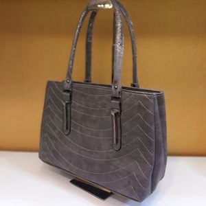 فروش اینترنتی کیف خاکستری سه زیپ