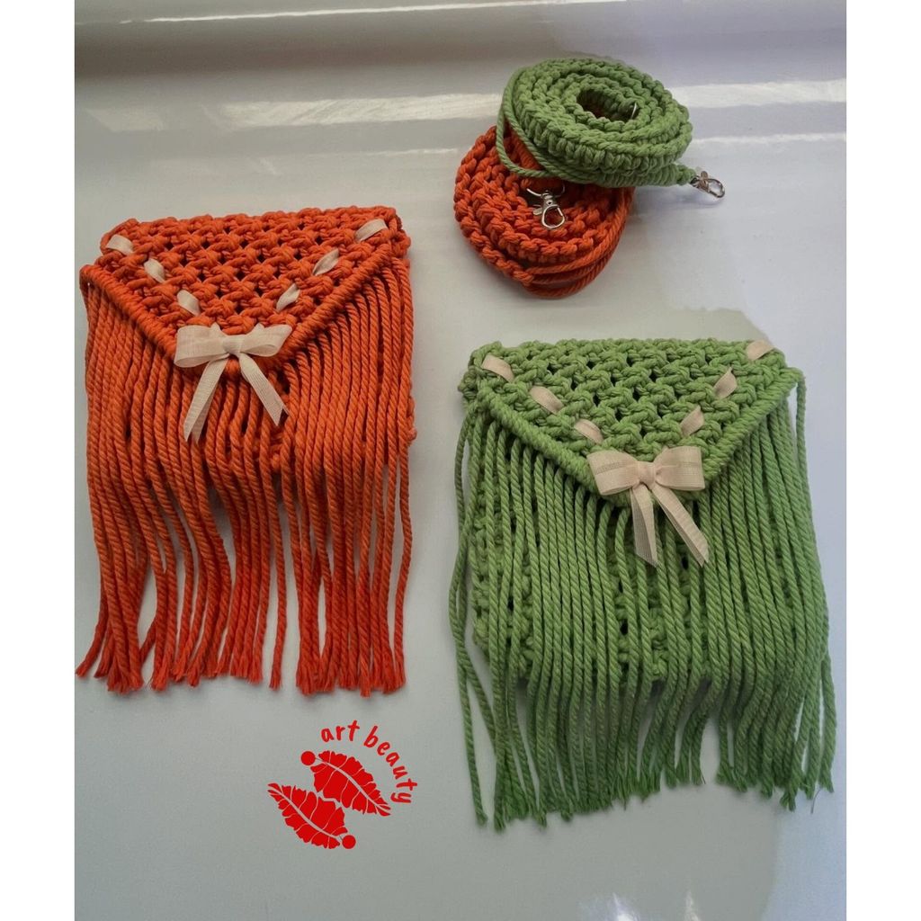 قیمت کیف زنانه مکرومه با بند مدل آنیل