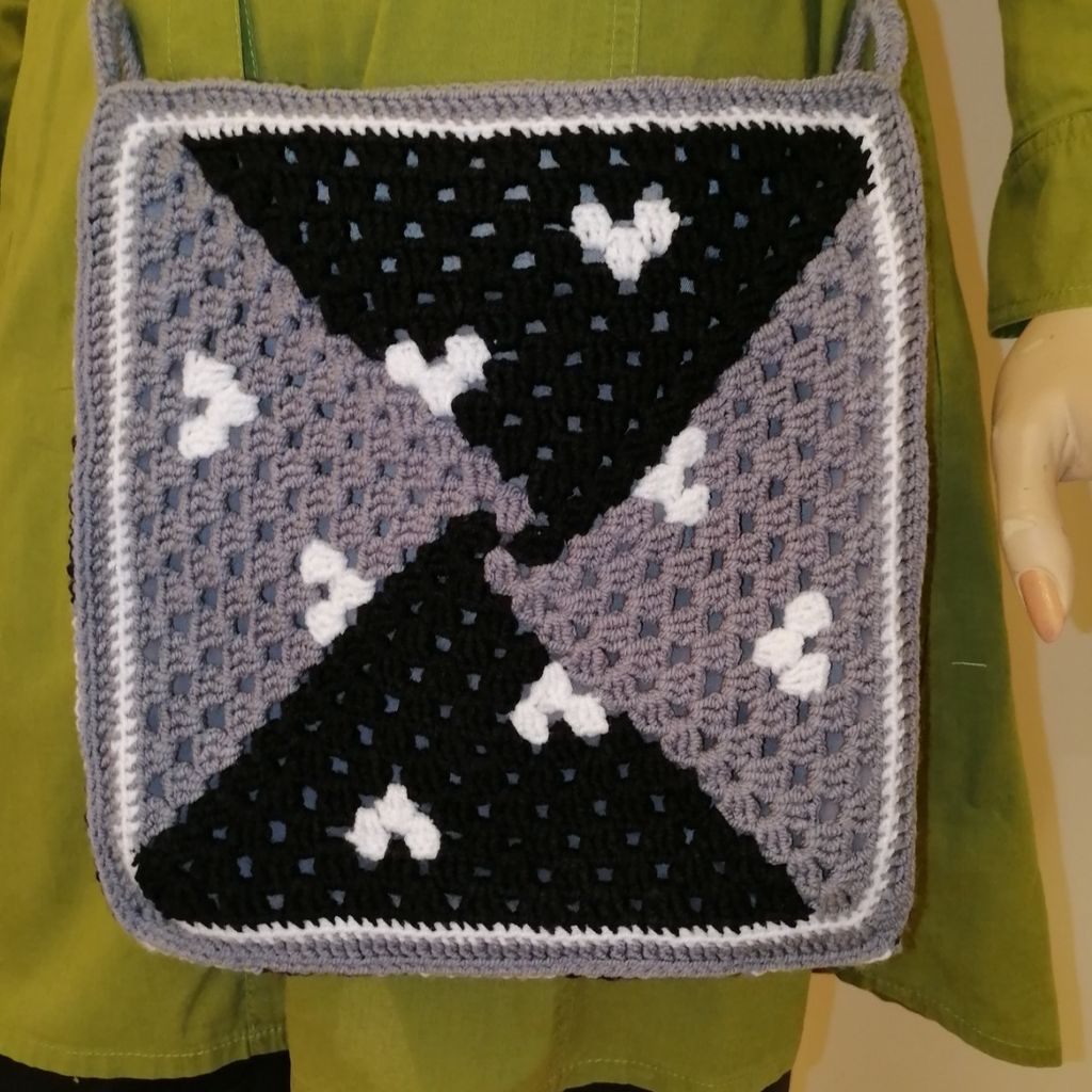 خرید اینترنتی کیف رودوشی طرح کاشی ایرانی دستبافت کد 07214