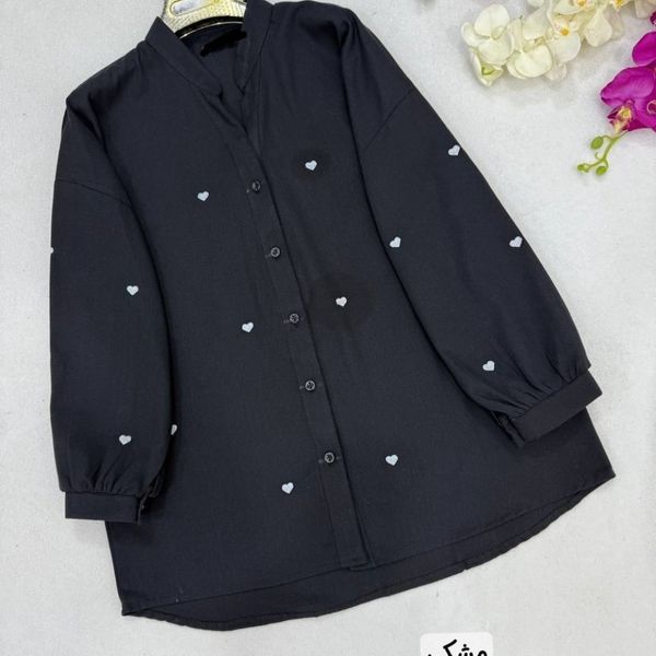 شومیز  لینن قلبی