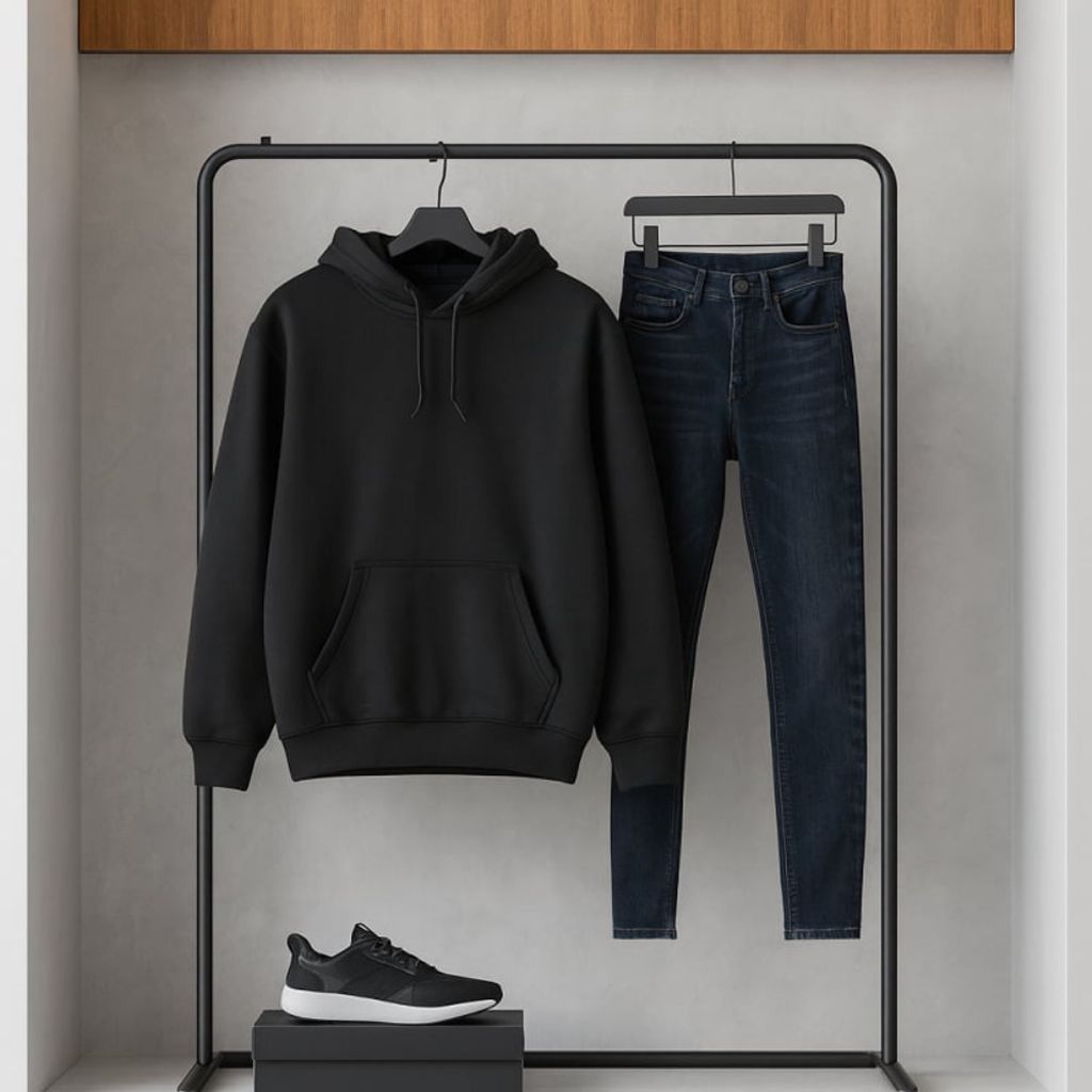 قیمت ارزان هودی کلاهدار مردانه بیسیک