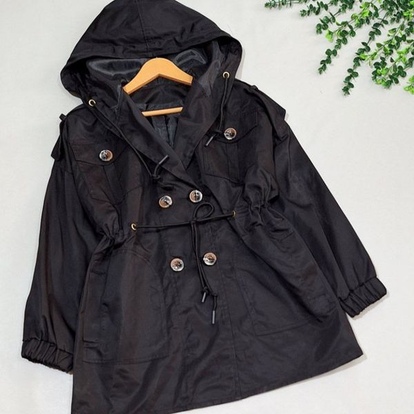 بارونی زنانه کلاهدار طرح آیسودا