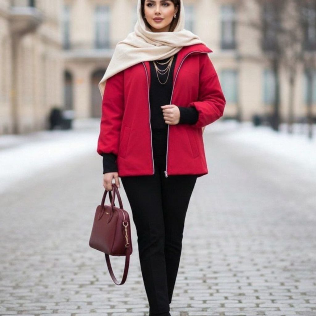 قیمت ارزان کاپشن کوتاه شیلا