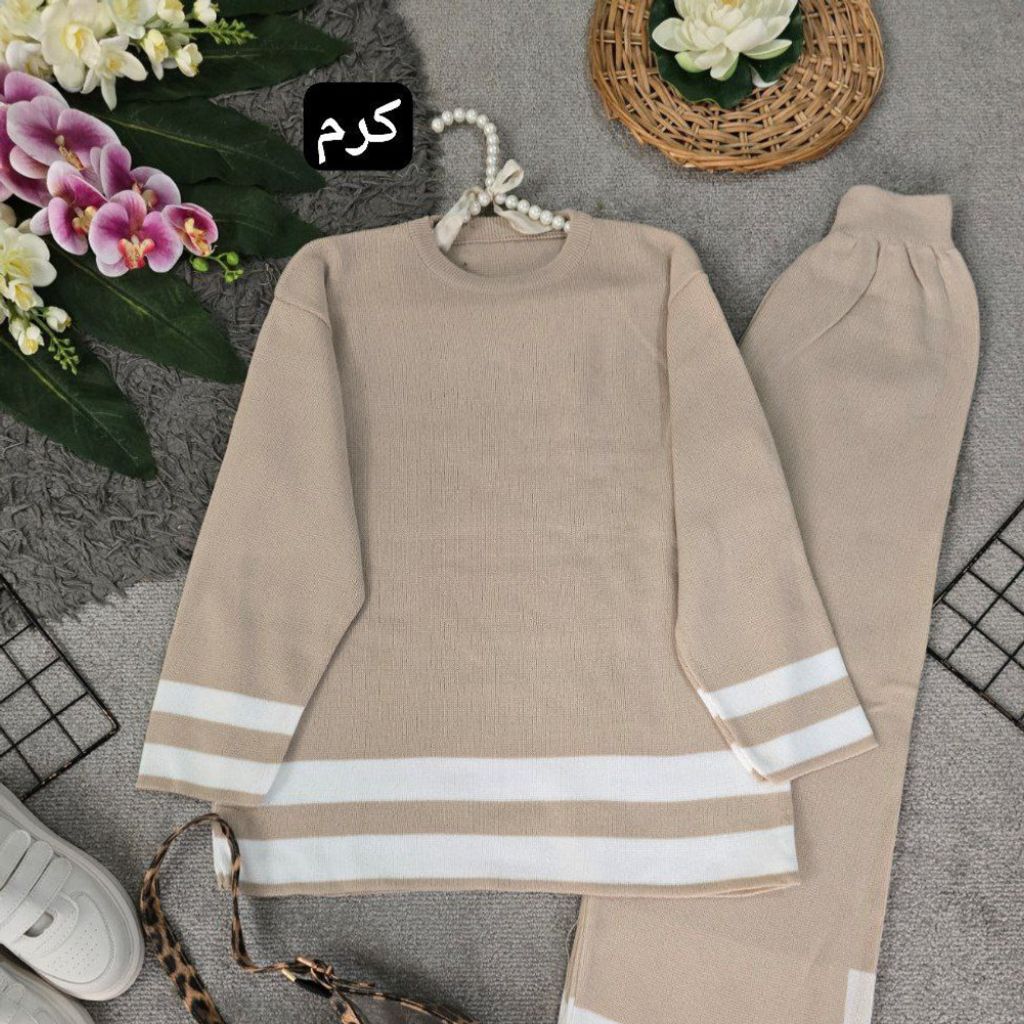 فروش اینترنتی بافت ست زنانه طرح صلیبی