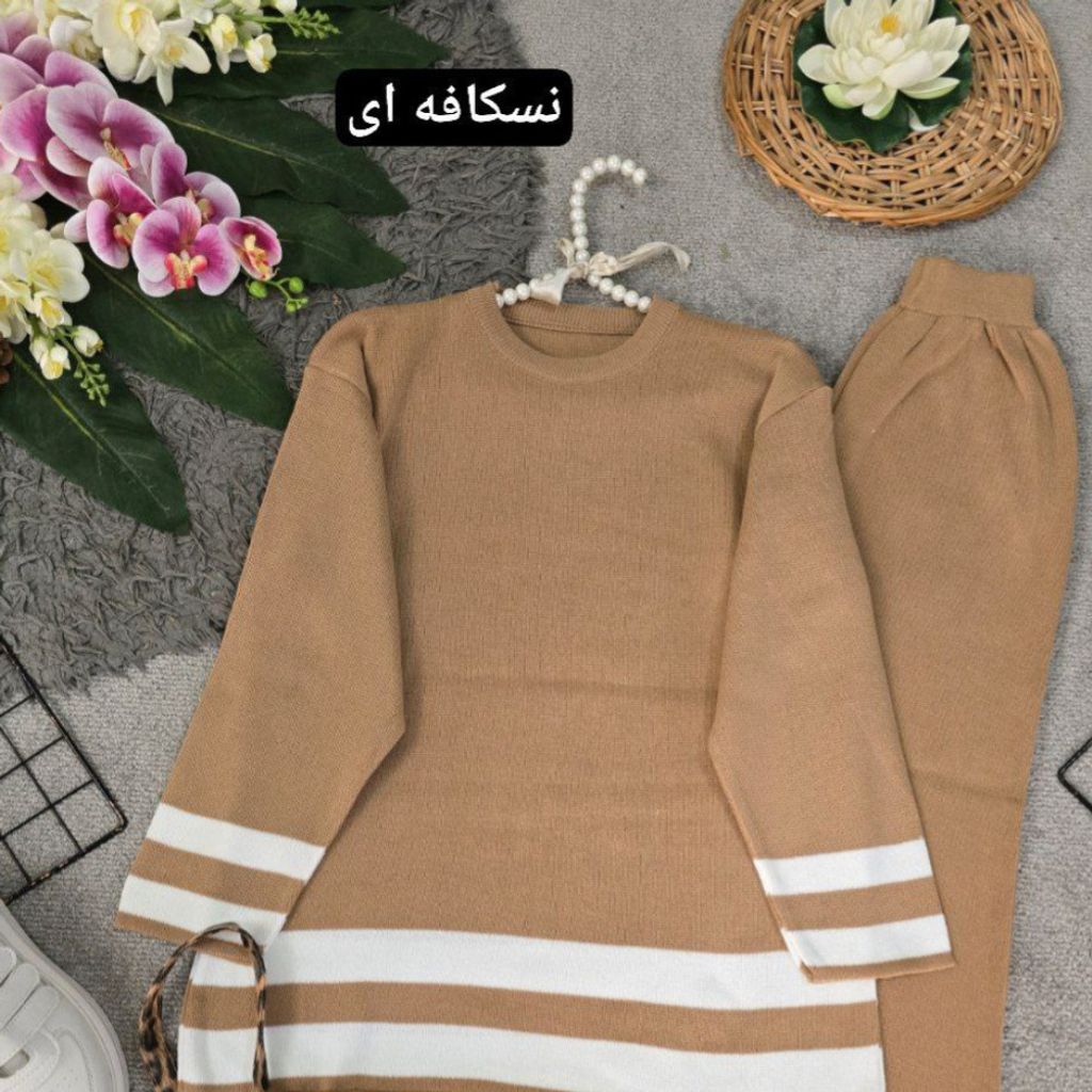 خرید اینترنتی بافت ست زنانه طرح صلیبی