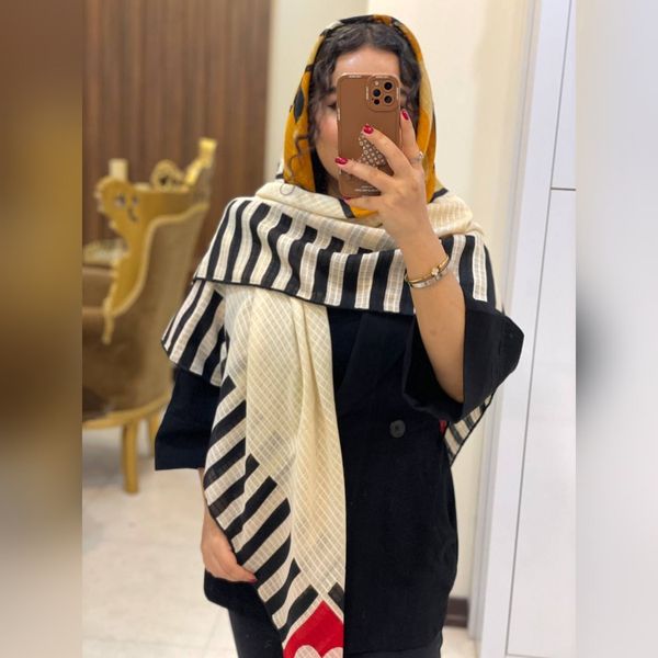 روسری پاییزه ژاکارد