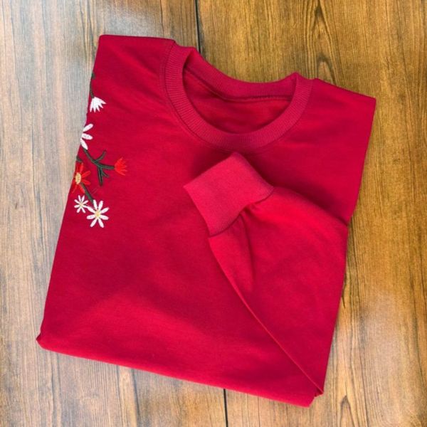 دورس زنانه گلدوزی دو نخپنبه گرم بالا